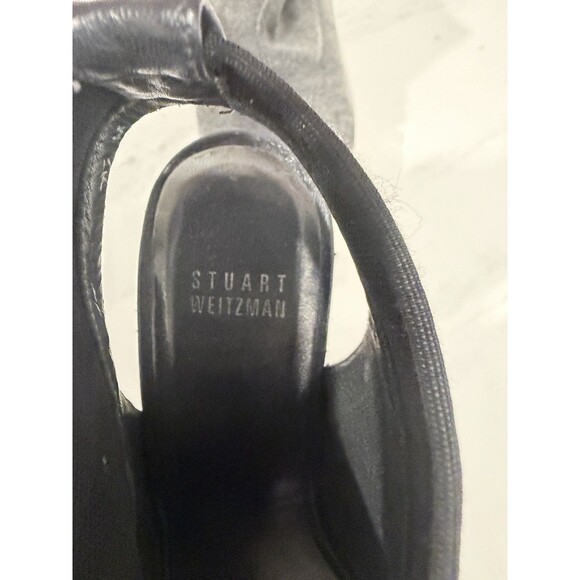Stuart Weitzman Glover Stretch Wedge Platform Sandals Women's 7.5 M US - Picture 9 of 10